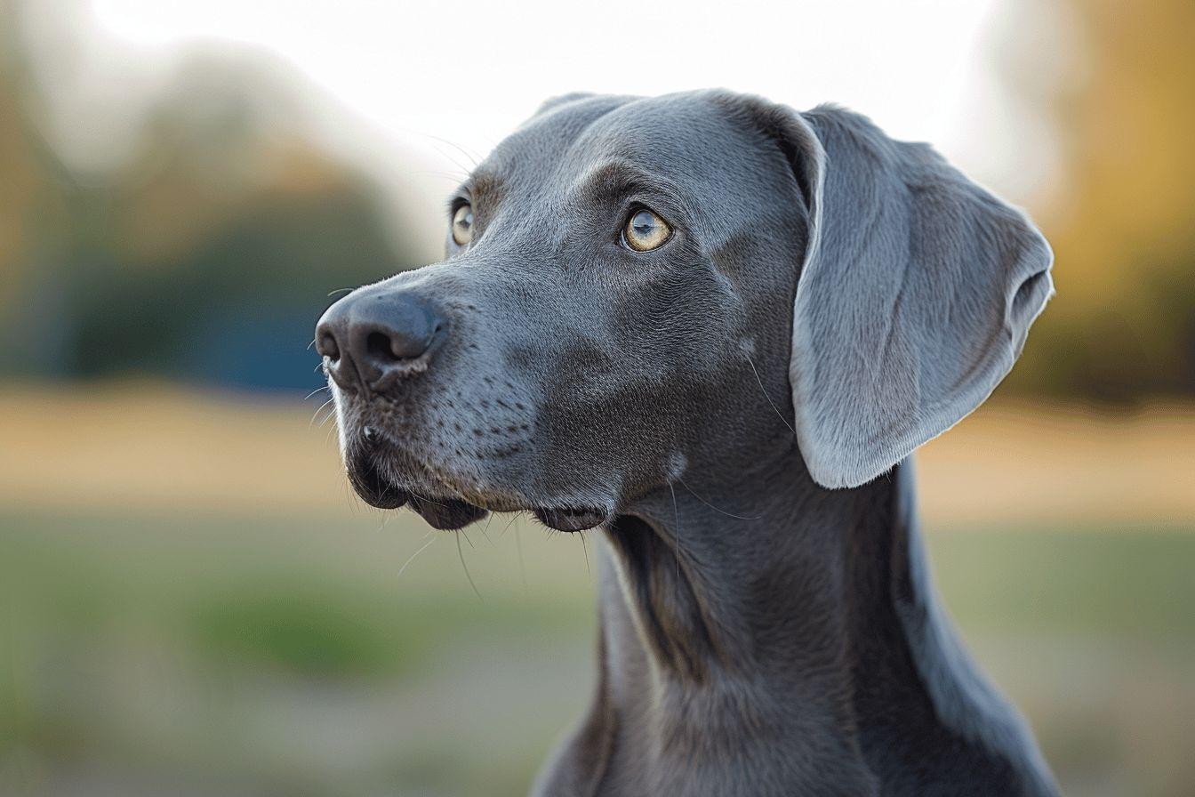 Le Braque de Weimar : caractéristiques et conseils pour adopter ce chien élégant au tempérament unique