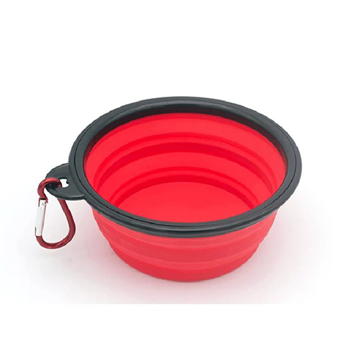 Gamelle de voyage pour chien pliable